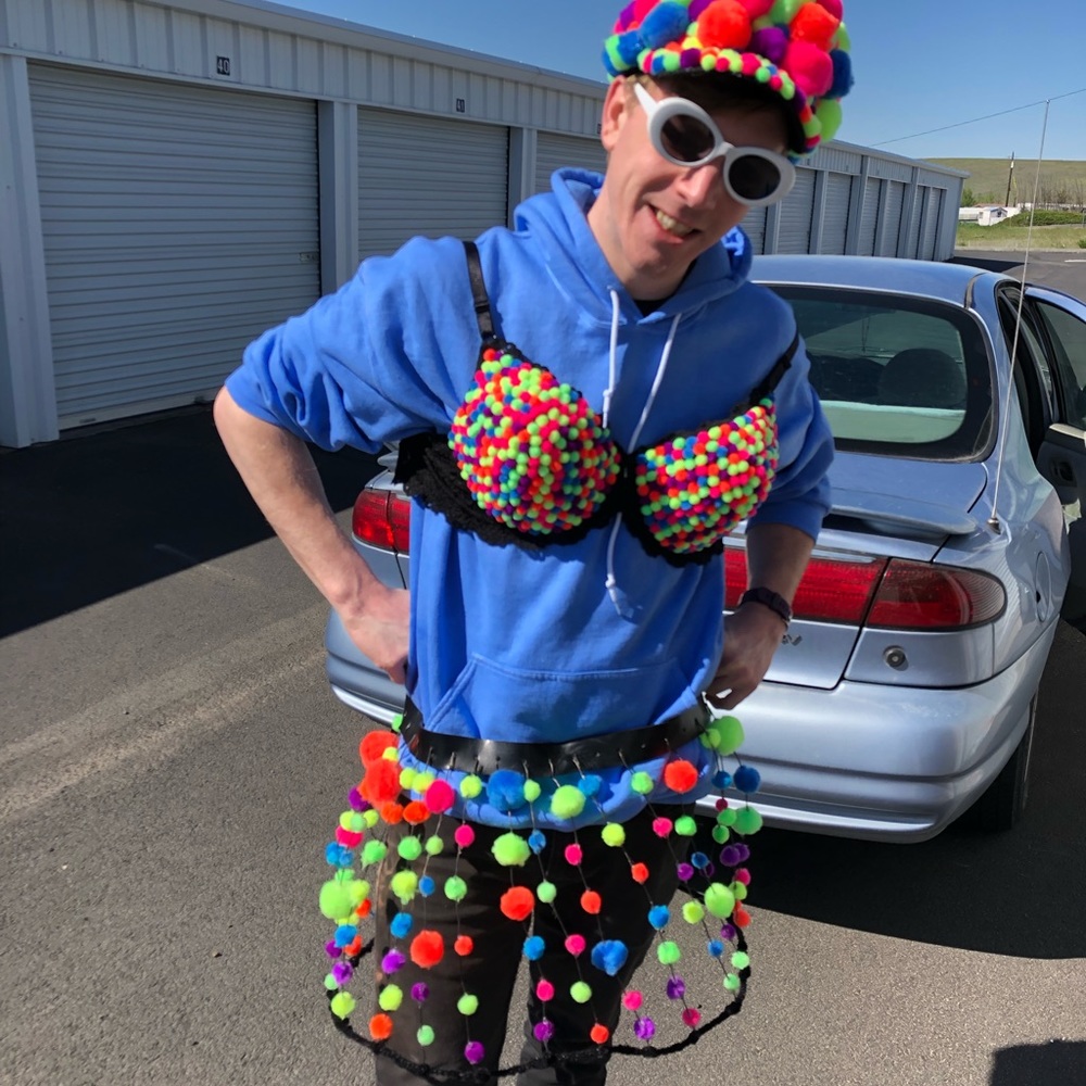 Fuzzy ball rave set